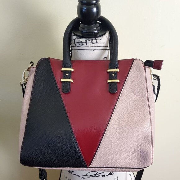 Steve Madden NWT BLala Mini Crossbody Leather Colorblock Bag - Picture 3 of 6
